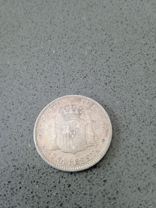 Peseta de plata Alfonso XIII