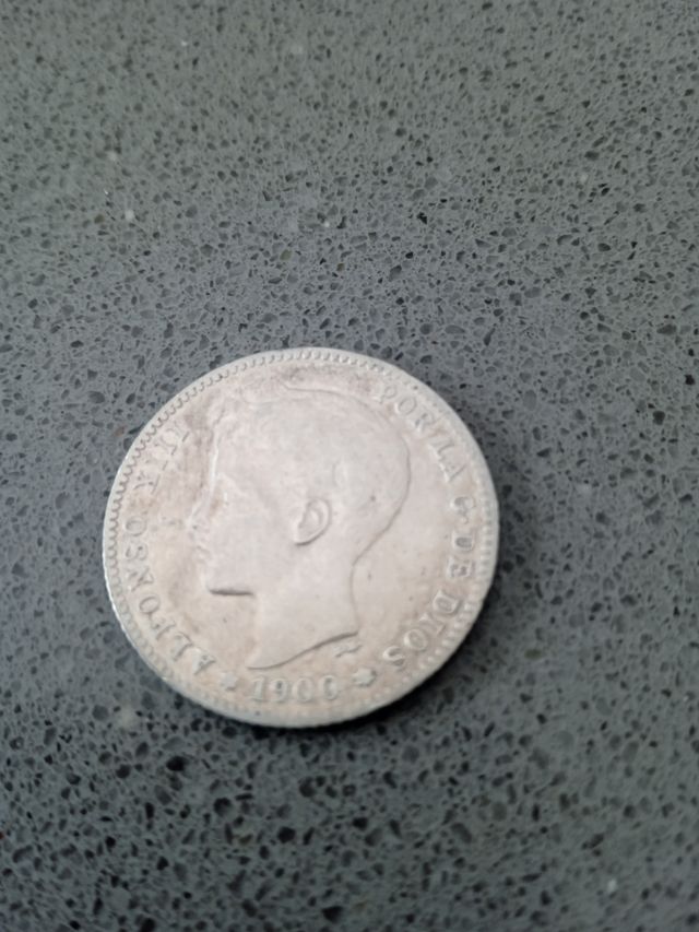 Peseta de plata Alfonso XIII