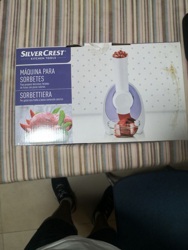 Máquina sorbetes. Sorbetera