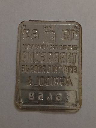 Matricula Tarragona 1963