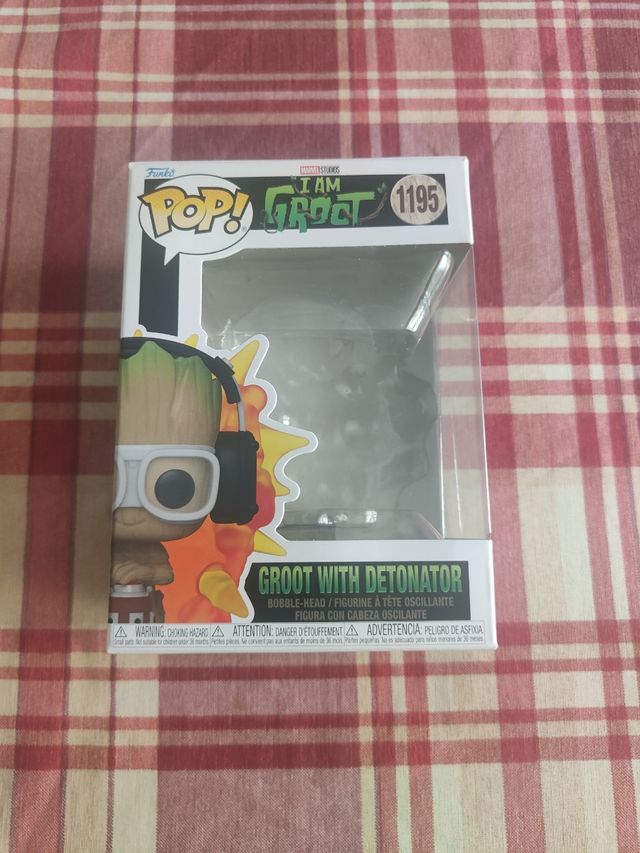 Scatola VUOTA Funko pop Groot with detonatore 1195
