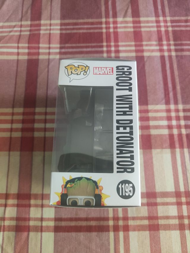 Scatola VUOTA Funko pop Groot with detonatore 1195