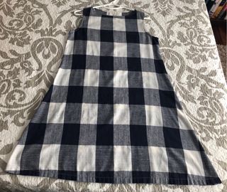 Vestido cuadros azules