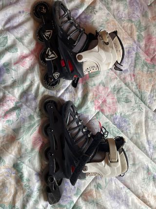 patin en linea ajustable con bolsa y protecciones