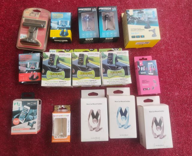 Lote de 15 soportes de móvil para coche