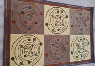 ALFOMBRA DE LANA. 200cm × 140cm