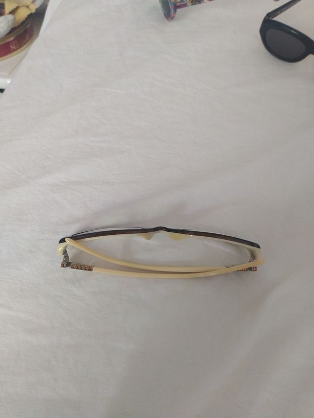 Montatura per occhiali bicolore nero/pan