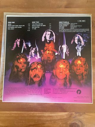 Deep Purple Burn LP