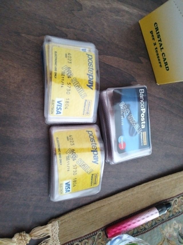 Pacchetto di porta tessere o carte di credito