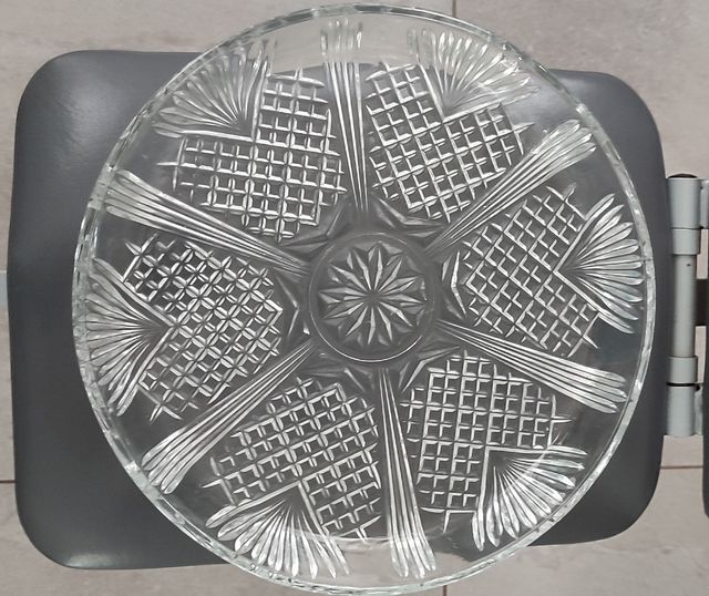 Centro tavola in vetro