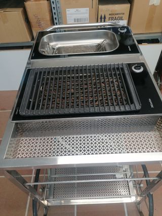 Miele carrito con freidora miele y grill miele