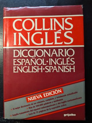 Diccionario Collins Inglés