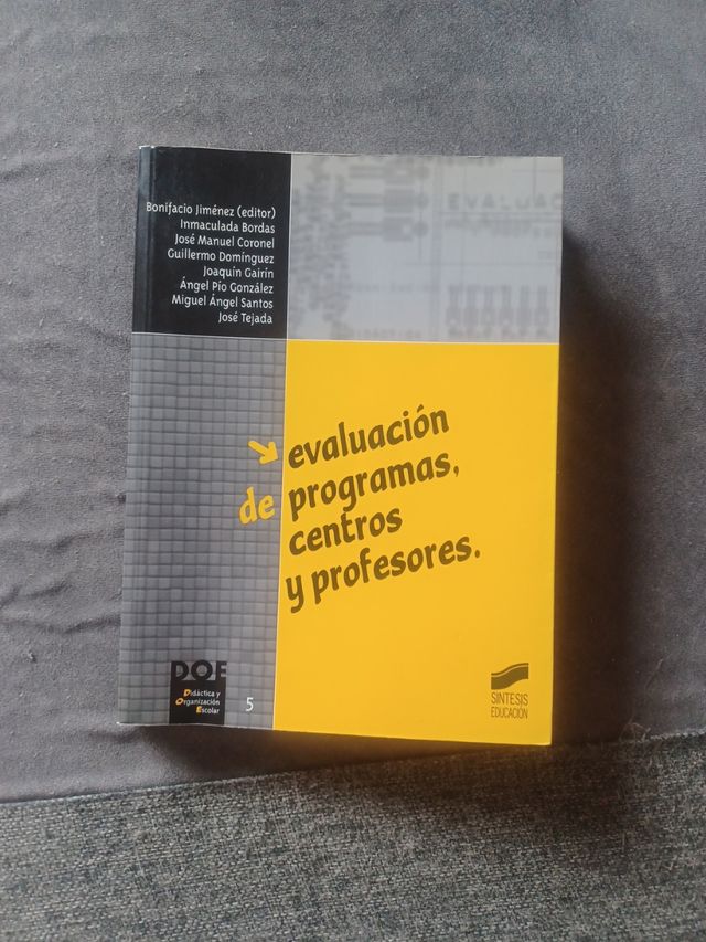 Evaluación de programas, centros y profesores