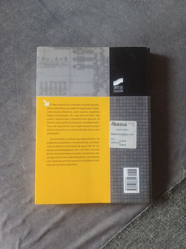 Evaluación de programas, centros y profesores