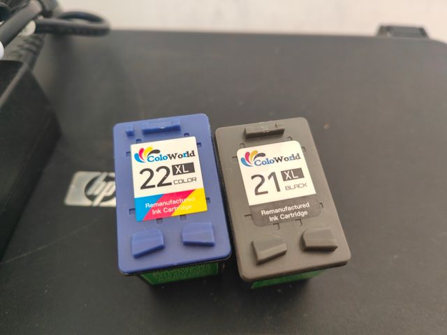 Scaner HP y cartuchos tinta coloworld