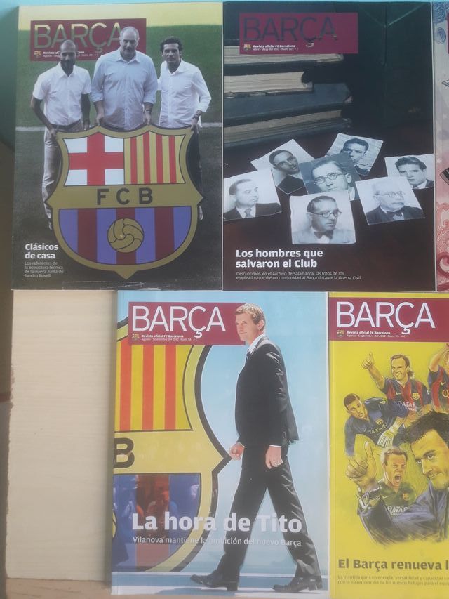Sette Riviste Barça ufficiali del Barcellona