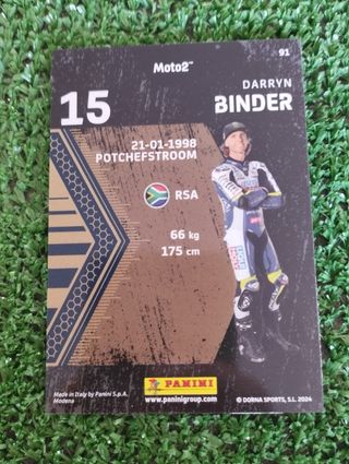 Panini MotoGP Binder Moto2 grid #91