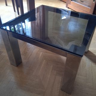 Mesa auxiliar cristal