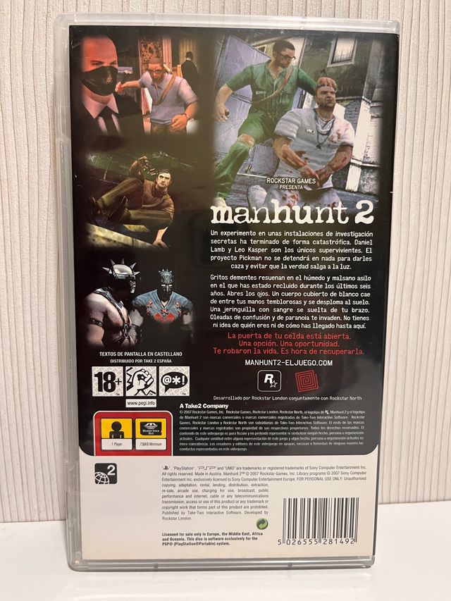 MANHUNT 2 - PSP - ESP -