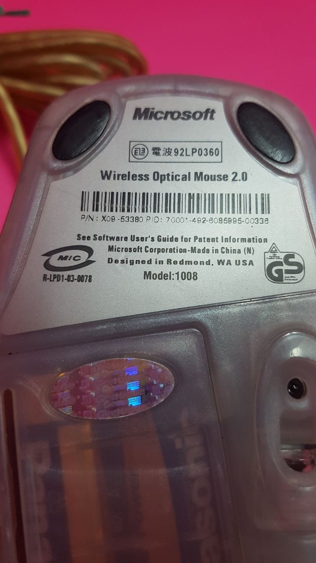 Mouse wireless MICROSOFT