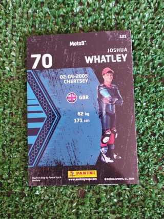 Panini MotoGP Whatley Moto3 Grid #121