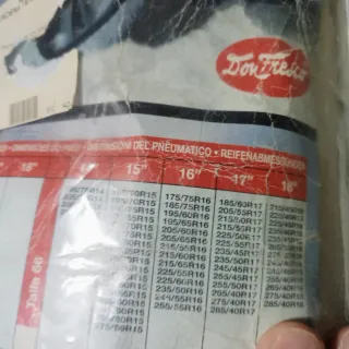 Cadenas textiles coche