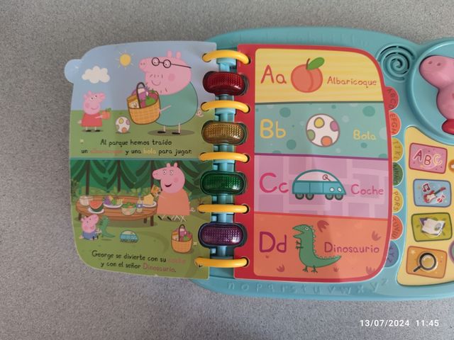 Libro interactivo Peppa pig