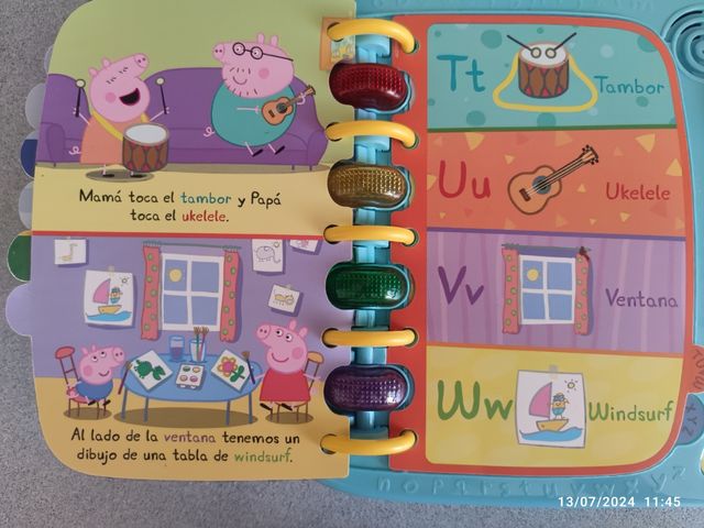 Libro interactivo Peppa pig