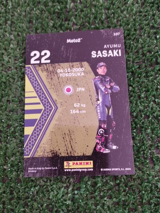 Panini MotoGP Sasaki Moto2 grid #107