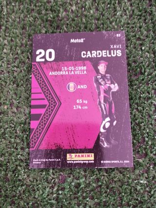 Panini MotoGP Cardelus Moto2 grid #83