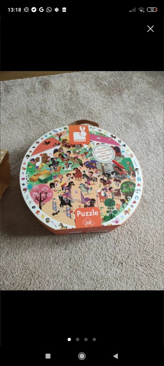 Puzzle observación caballos