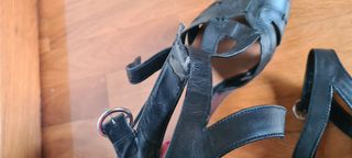 Tacchi Zara sandallo alto con plateu