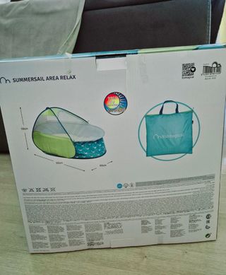 Minicuna portátil de playa para bebés