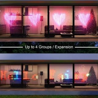 ✅️Cortina Led ritmo música para eventos 3x3 metros