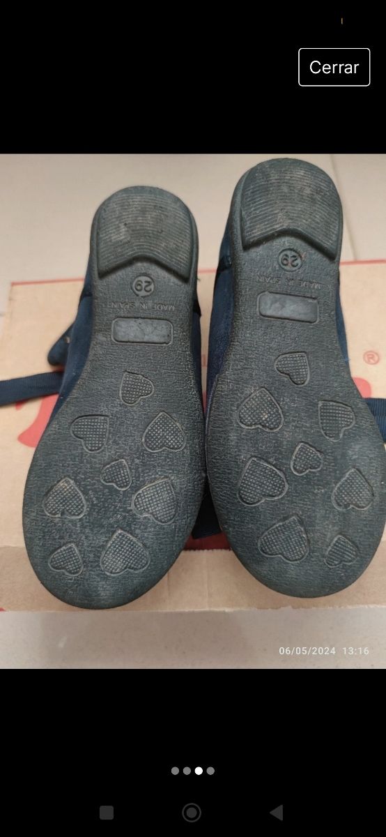 Merceditas azul marino