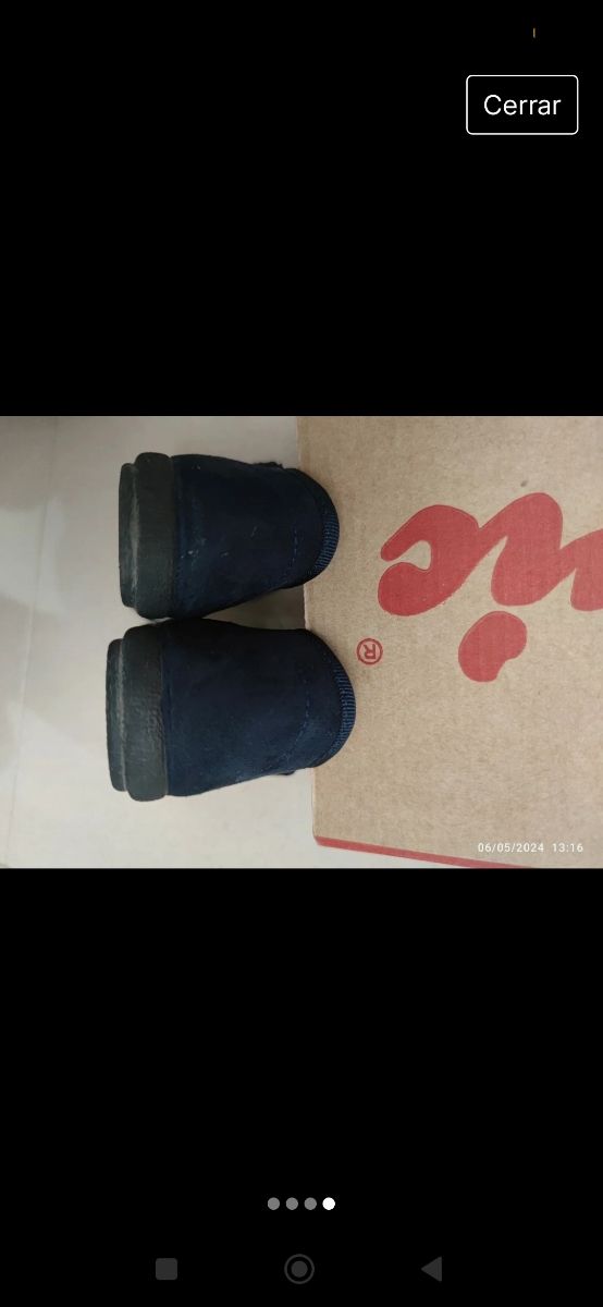 Merceditas azul marino