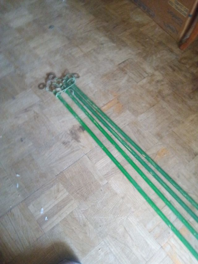 Varillas para red de caza de fibra de vidrio