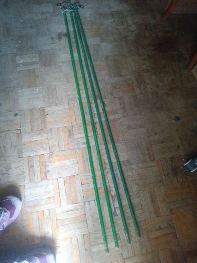 Varillas para red de caza de fibra de vidrio