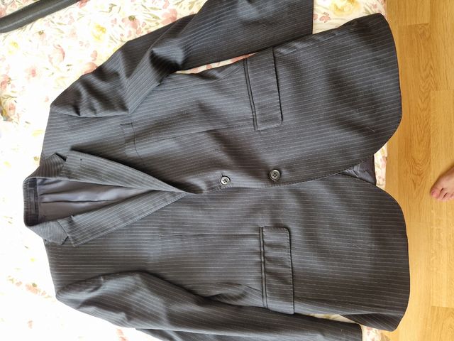 Traje Cortefiel azul oscuro talla 48