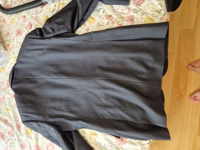 Traje Cortefiel azul oscuro talla 48