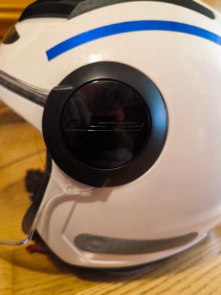 Casco Jet LS2 personalizado.