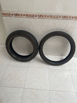 Vendo neumaticos moto 150/70R18 y 90/90-21