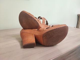 Sandalia cuero artesanas Goodyear bølo NY