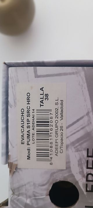 Botas zapato seguridad trabajo