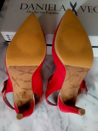 Sandalias 36 ante piel