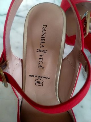 Sandalias 36 ante piel