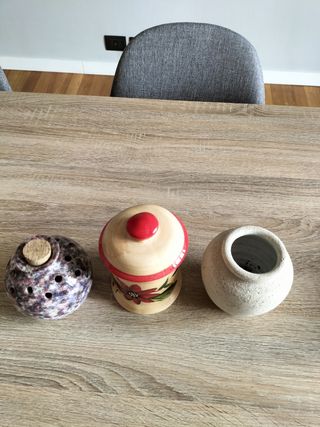 3 contenitori soprammobili