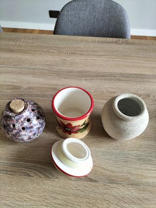 3 contenitori soprammobili