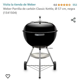 Barbacoa Weber parrilla de carbón 