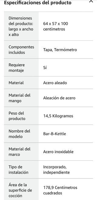 Barbacoa Weber parrilla de carbón 